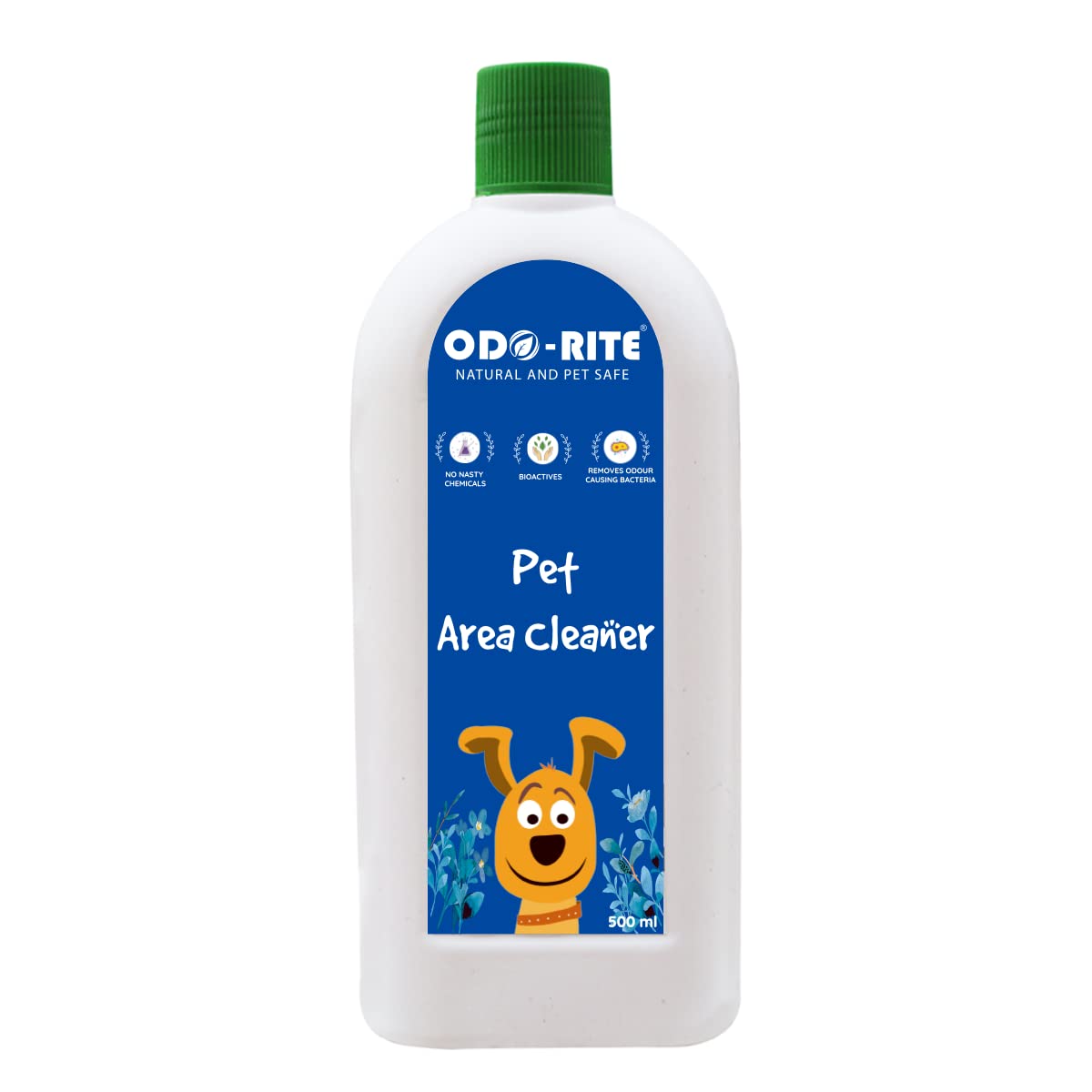ODO-RITE Pet Area Cleaner/Kennel Wash/Kennel Cleaner/Pet Floor Cleaner/Bio-Technological Pet Floor Cleaner/Natural/Pet & Child Safe Floor Cleaner (500 ml)