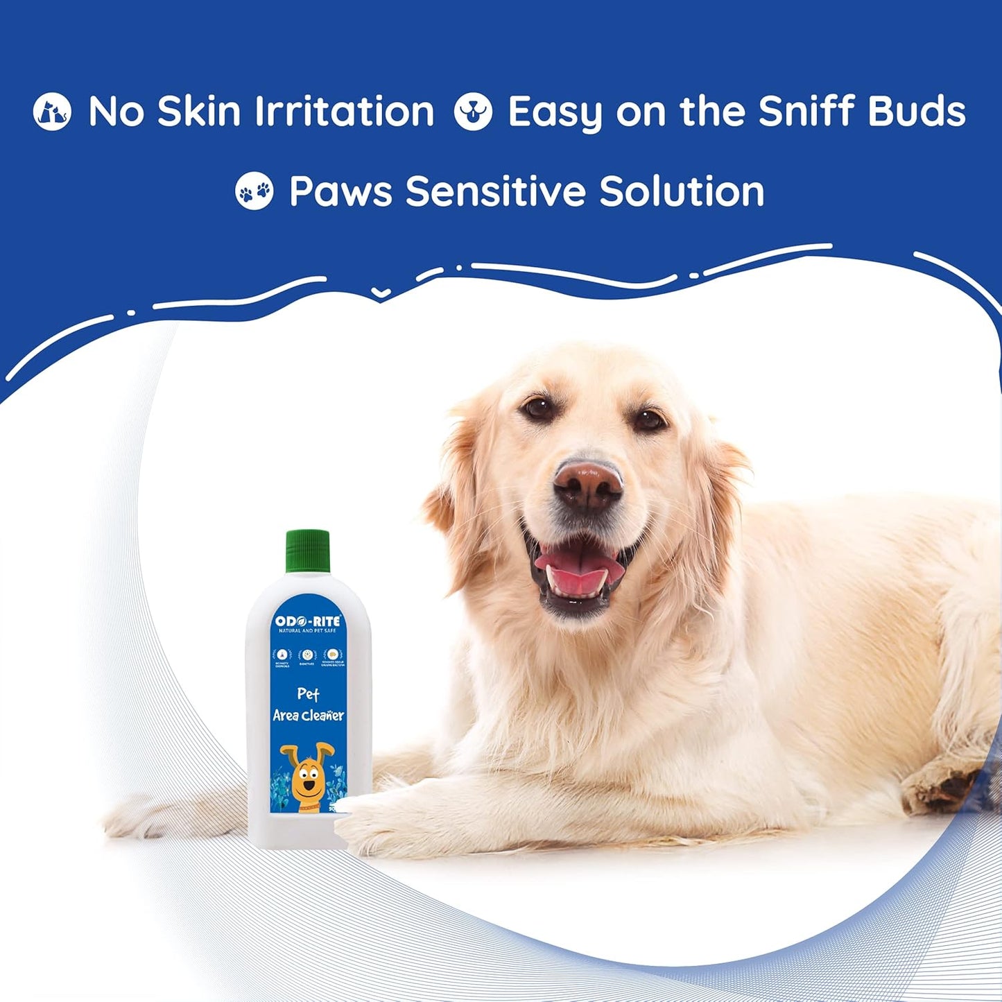 ODO-RITE Pet Area Cleaner/Kennel Wash/Kennel Cleaner/Pet Floor Cleaner/Bio-Technological Pet Floor Cleaner/Natural/Pet & Child Safe Floor Cleaner (500 ml)