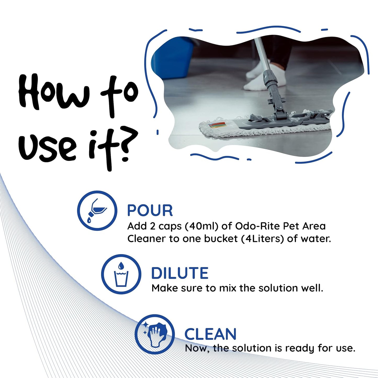 ODO-RITE Pet Area Cleaner/Kennel Wash/Kennel Cleaner/Pet Floor Cleaner/Bio-Technological Pet Floor Cleaner/Natural/Pet & Child Safe Floor Cleaner (500 ml)