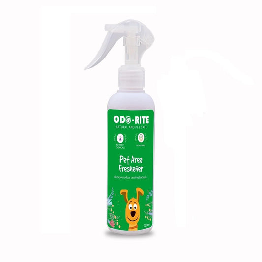 ODO-RITE Pet Area Freshener- 200Ml | Pet Odour Remover | Pet Safe & Child Safe | Bio Technological Based | Skin Safe | Urine Smell Remover | Can Be Used On All Surface, Aerosol