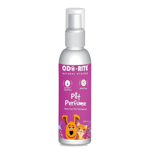 ODO-RITE PET Perfume 200ML / pet safe/For Dogs & Cats/skin safe/Bio-Technological/Natural & safe/Starts working in 30 seconds. (200 ml (Pack of 1)